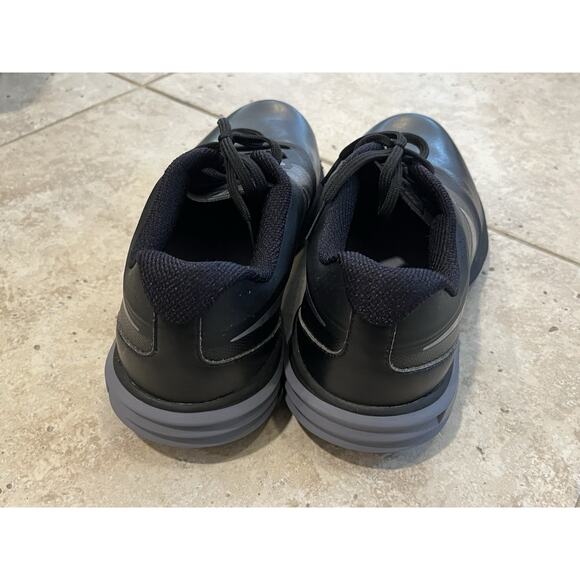 Nike Lunar Command Black Leather MENS Size 10 Spiked Golf Shoes MINT WOW - Picture 4 of 10